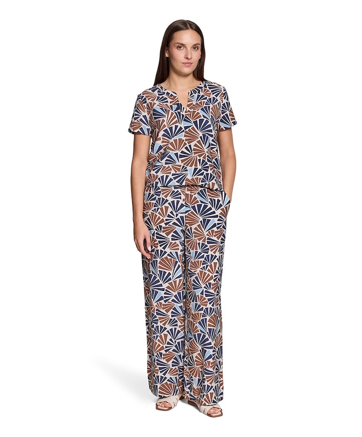 Dames blouse blauw