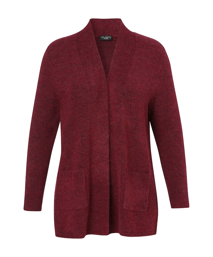 Dames vest bordeaux