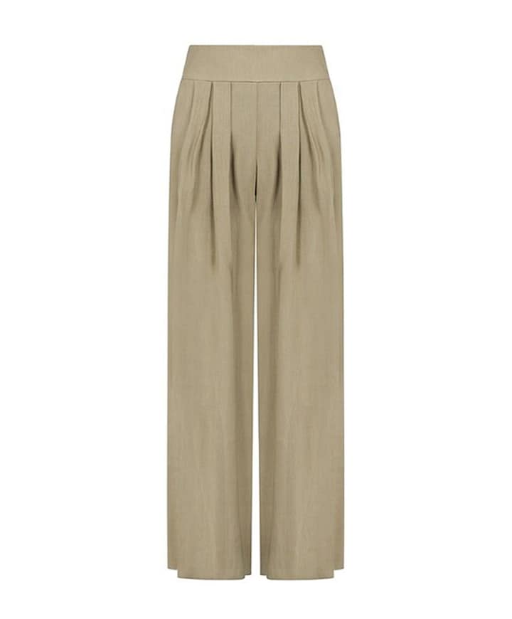 Bambou dames broek beige