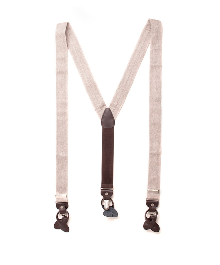 Heren accessoire beige