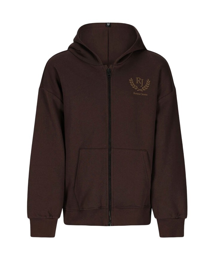 Jongens vest bruin