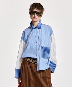 Dames blouse blauw