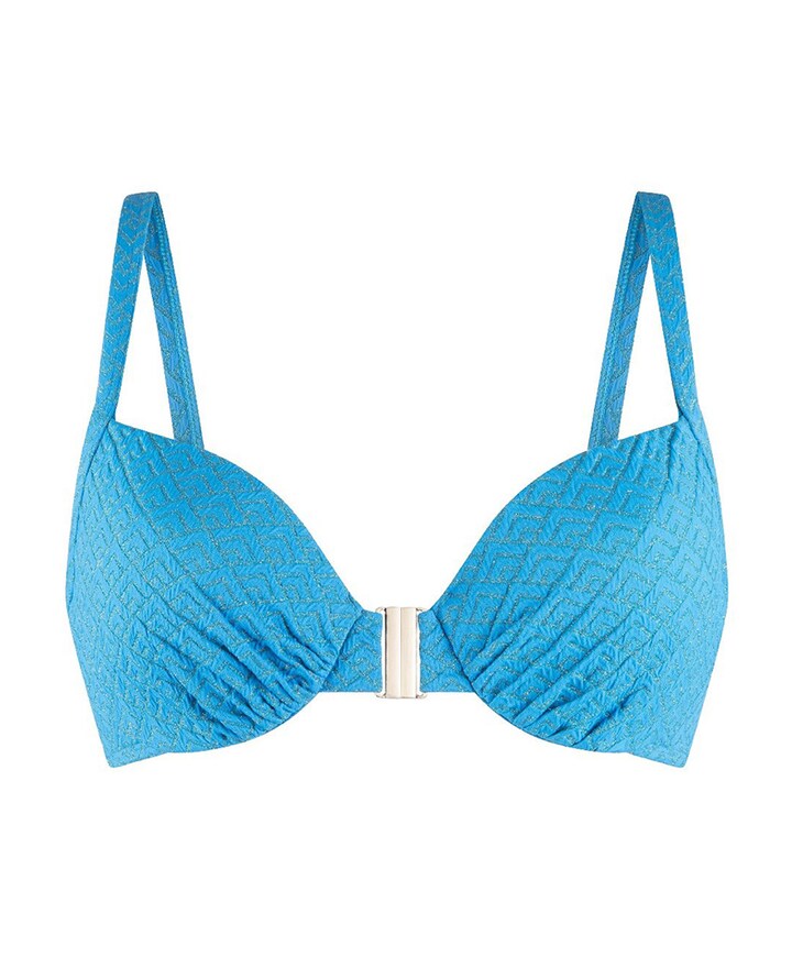 Bikinitop blauw