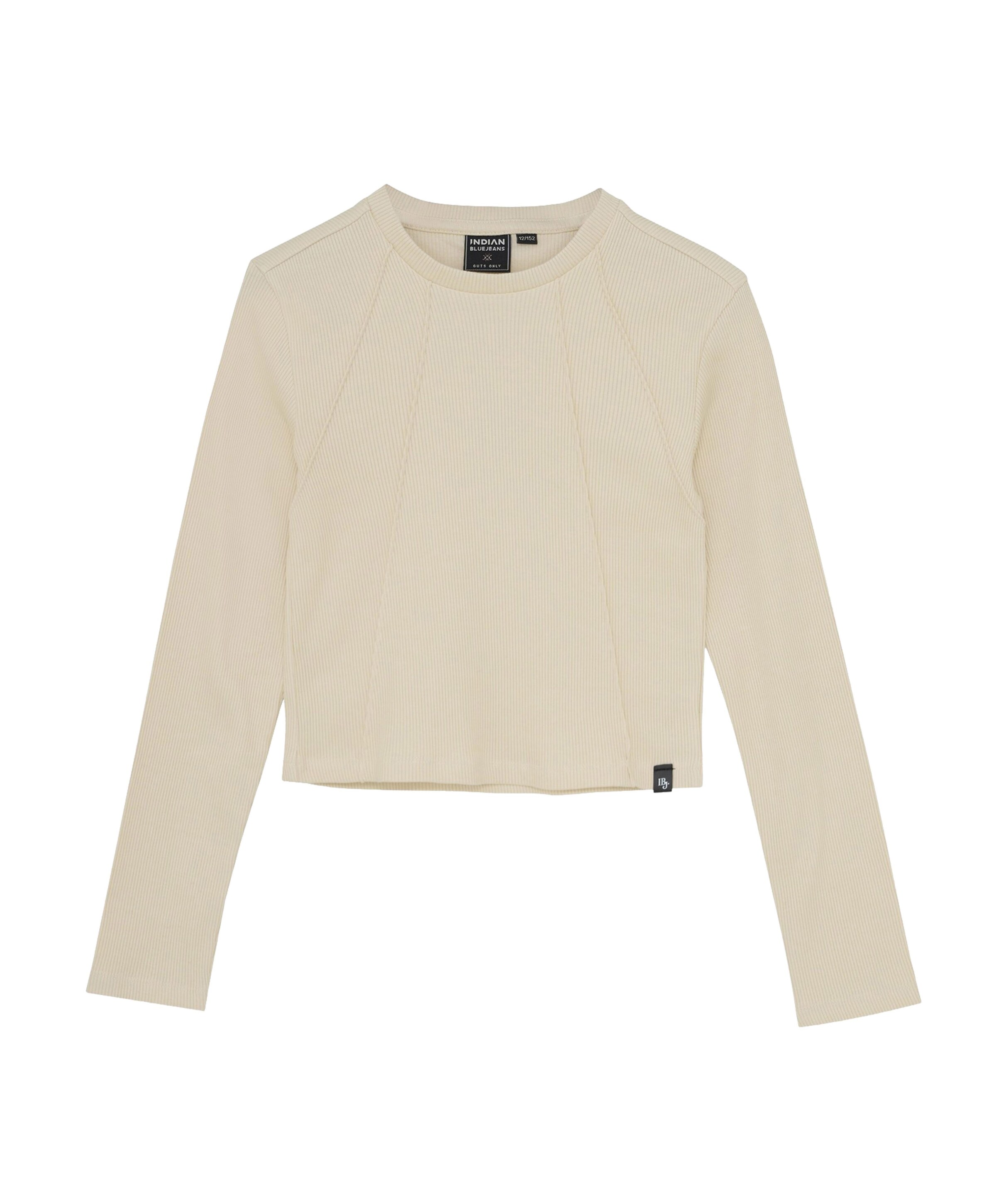 Meisjes longsleeve beige