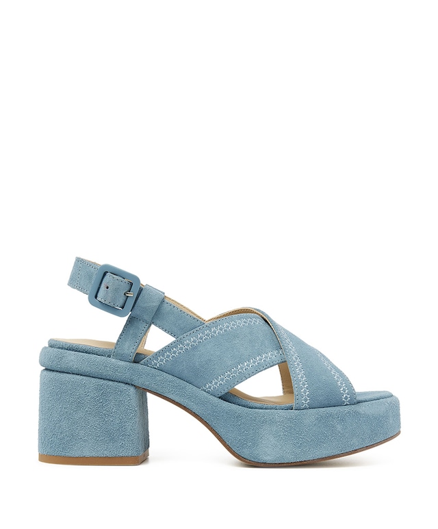 Elia Paisley sandalets blauw