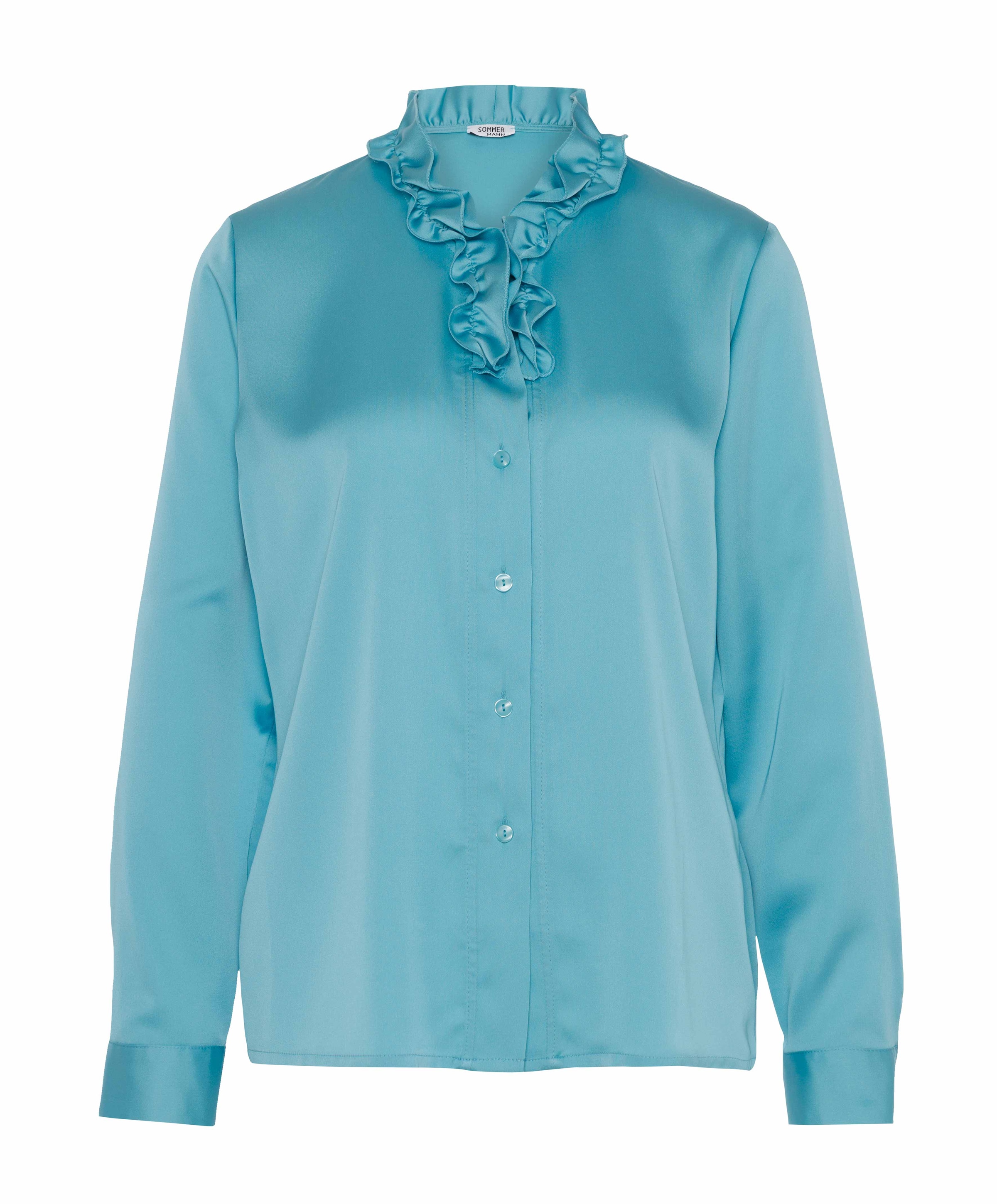 Dames blouse blauw