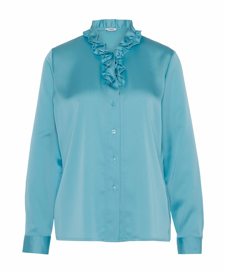 Dames blouse blauw