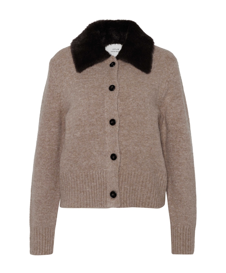 Dames vest beige