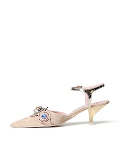 dames slingbacks beige