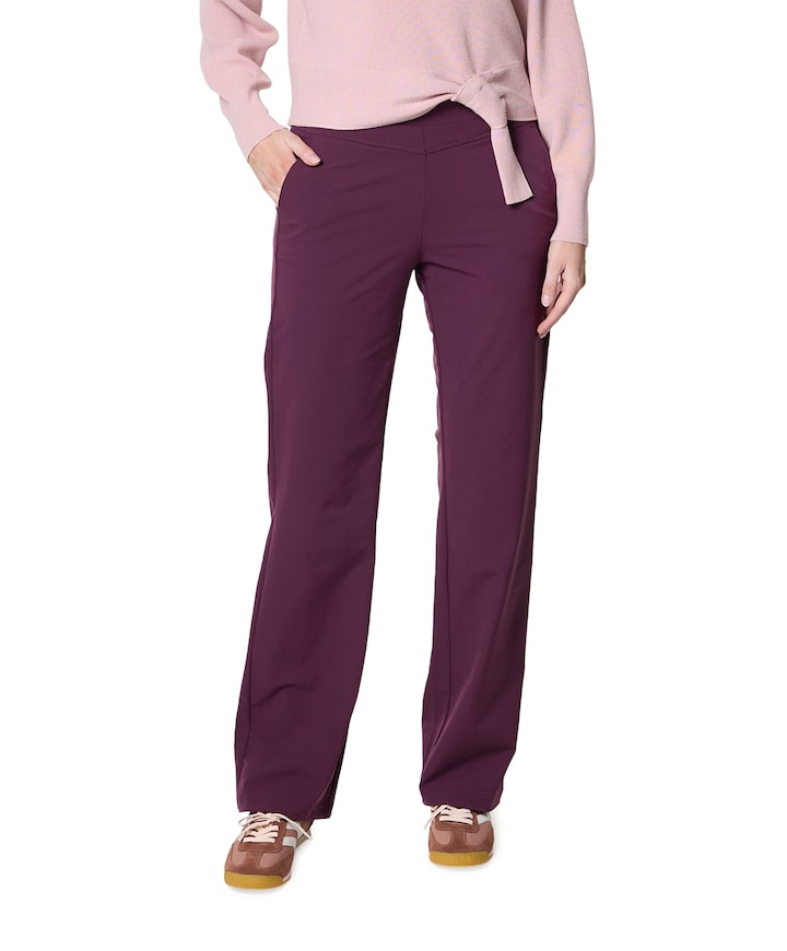 dames broek bordeaux
