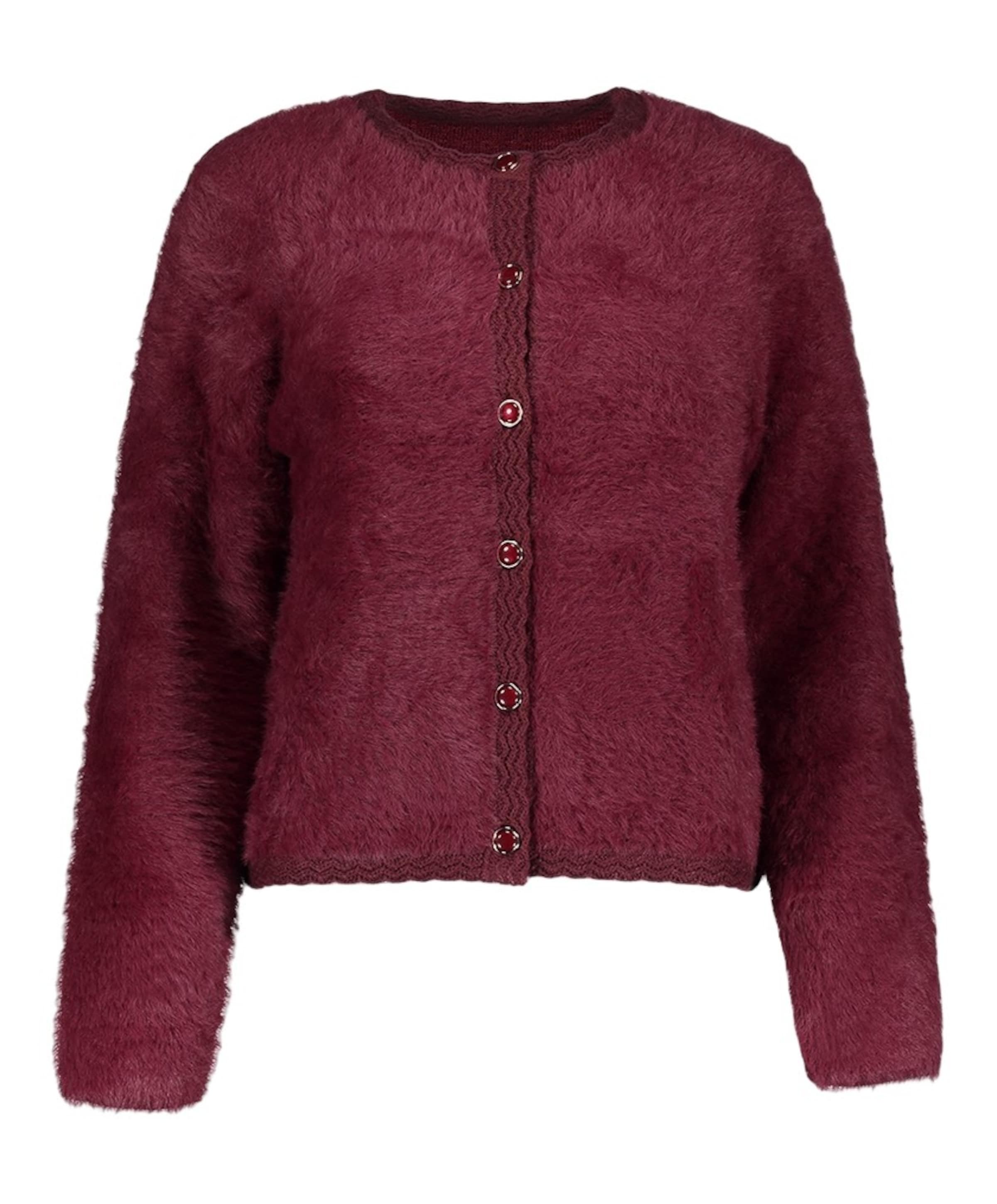 Dames vest bordeaux