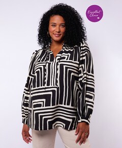 Dames blouse zwart