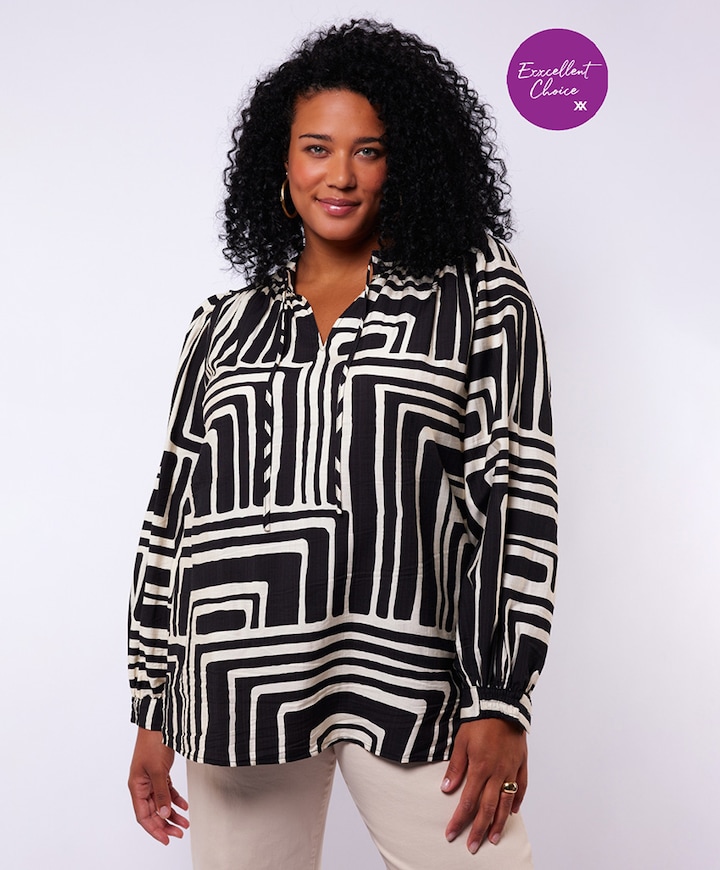 Dames blouse zwart