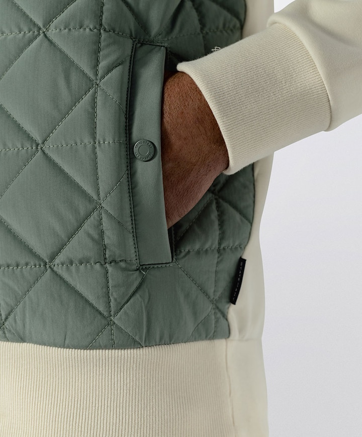 Heren vest groen