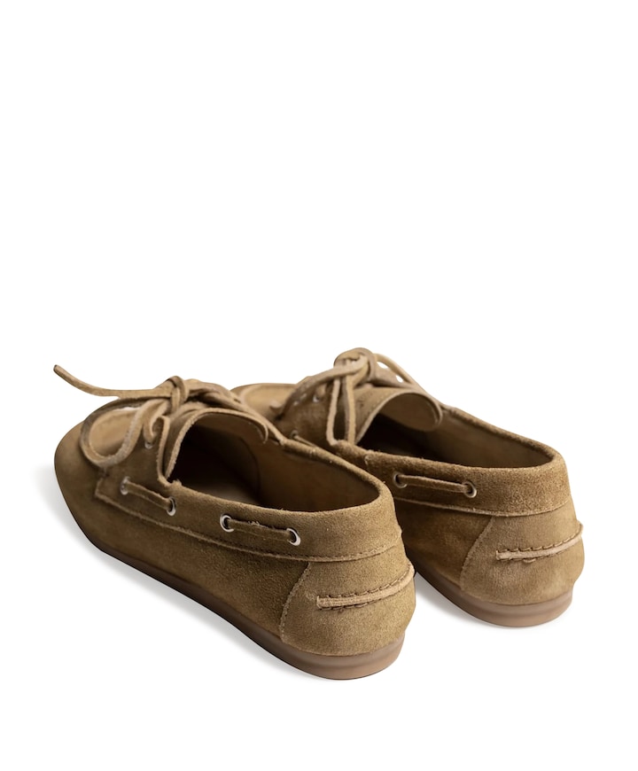 dames mocassins bruin