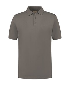 Heren polo grijs