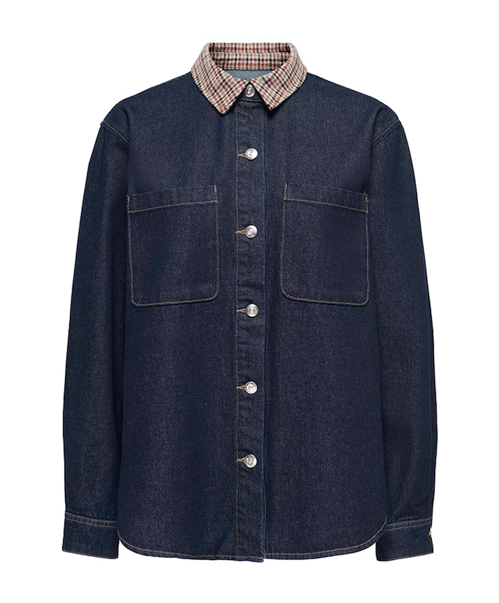 Dames blouse blauw
