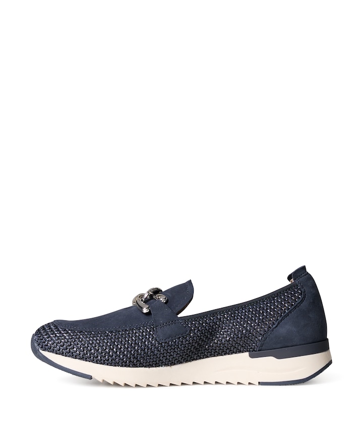 Women Slip-on dames instappers blauw