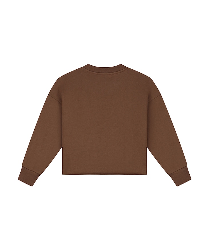 Meisjes sweater bruin