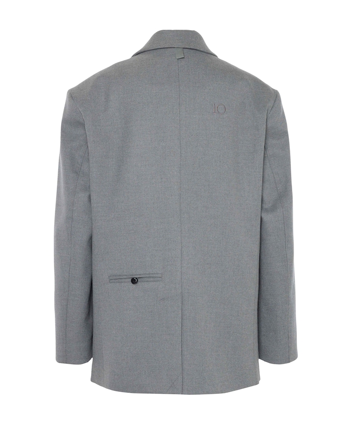 Dames blazer grijs