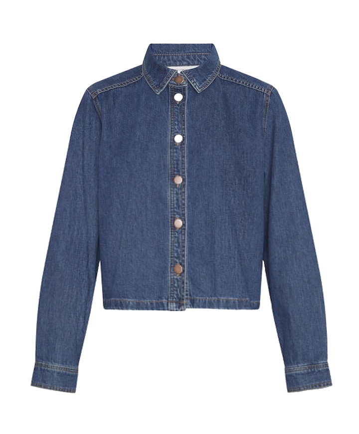 Blouse blauw