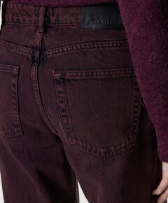 Nuit wide leg jeans bordeaux