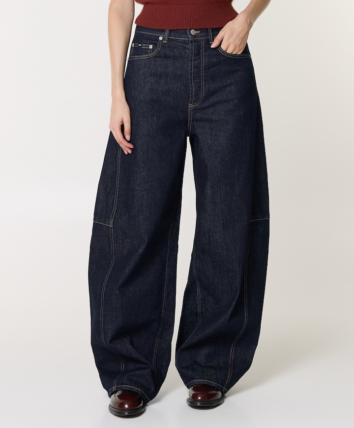 MAKI RINSE dames jeans blauw
