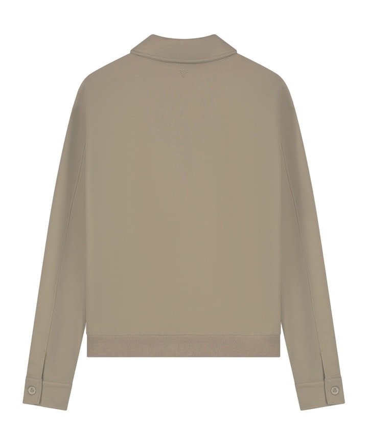 Heren overshirt beige