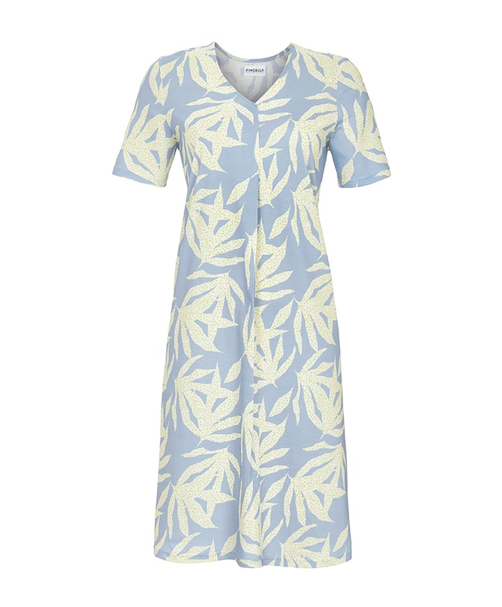 Dames nachthemd blauw