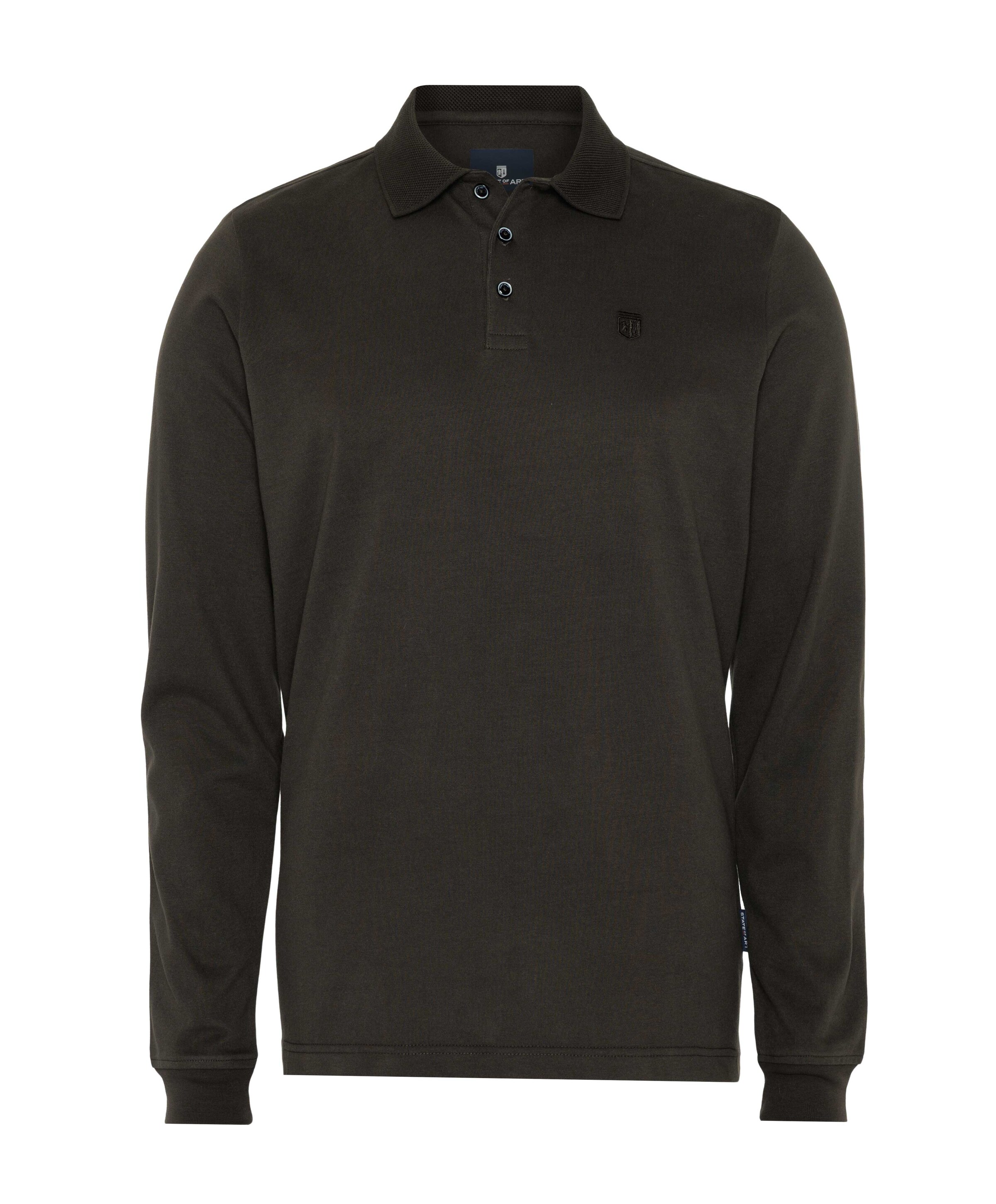 Heren polo bruin