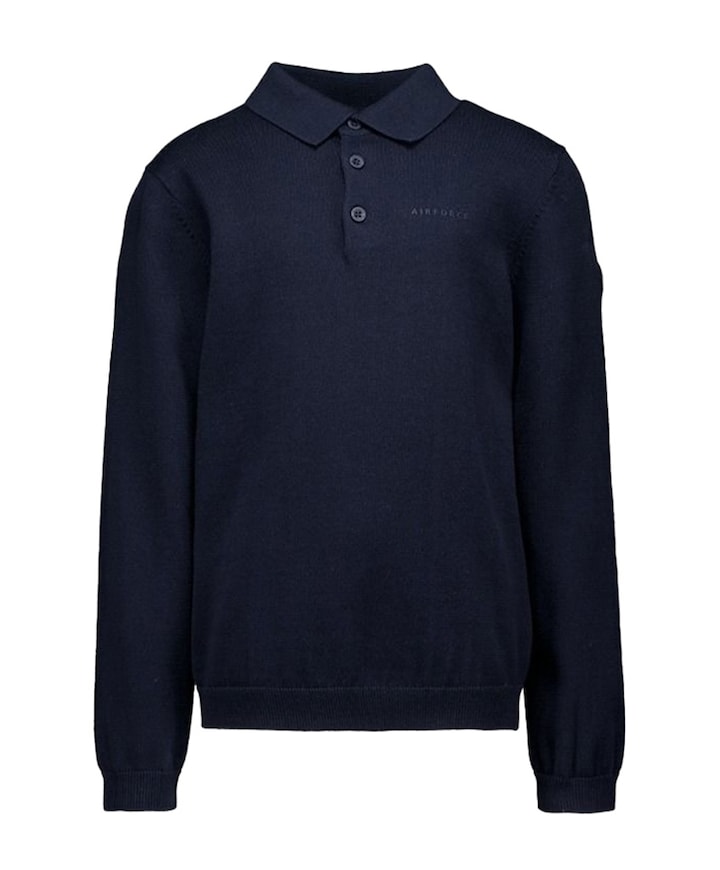 Heren polo blauw