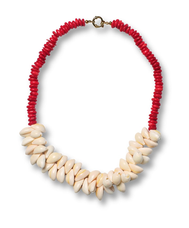 Dames ketting rood