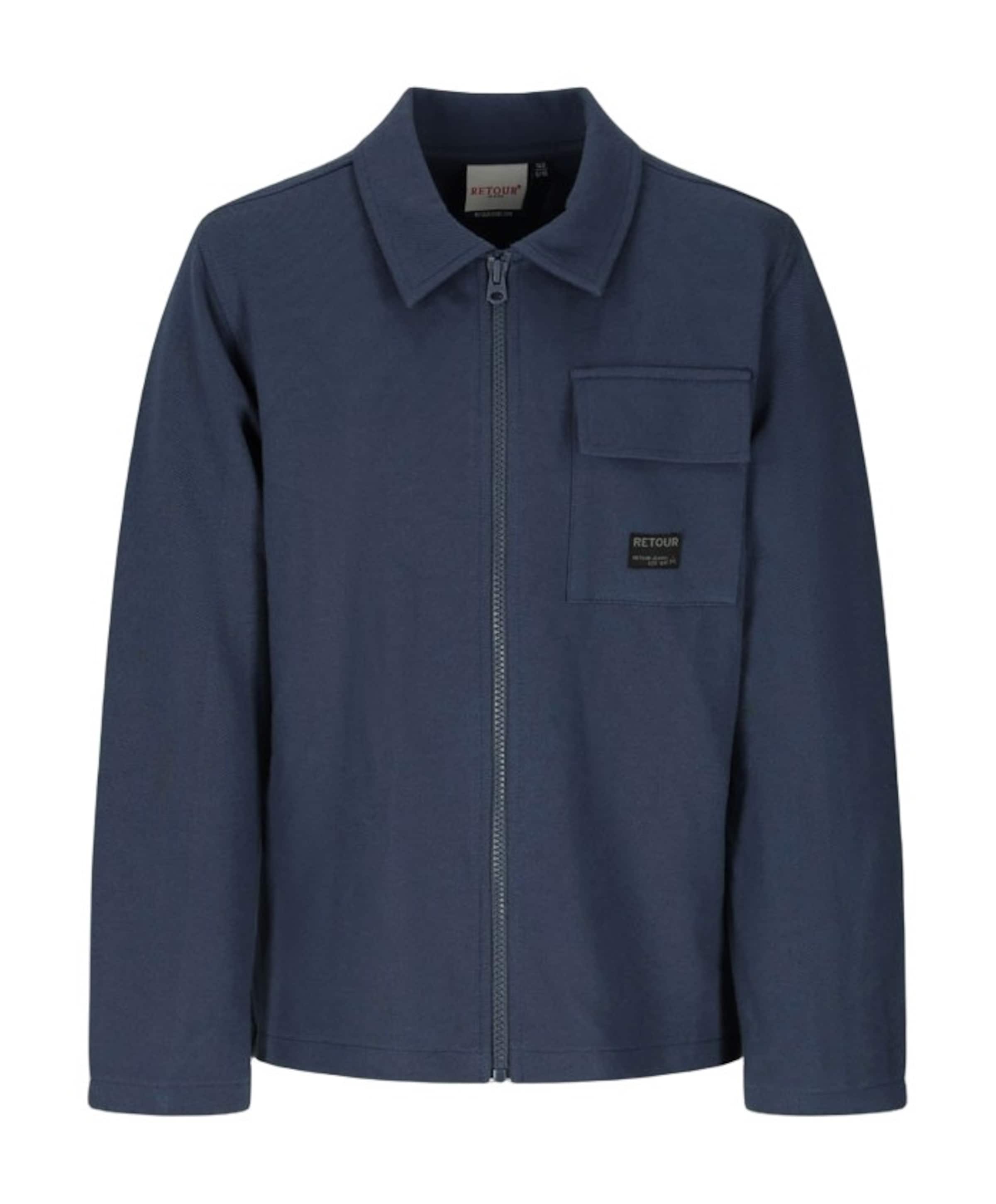 Jongens vest blauw