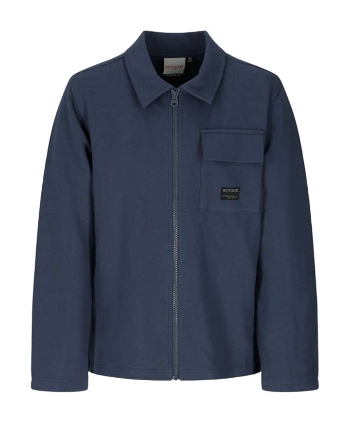 Jongens vest blauw