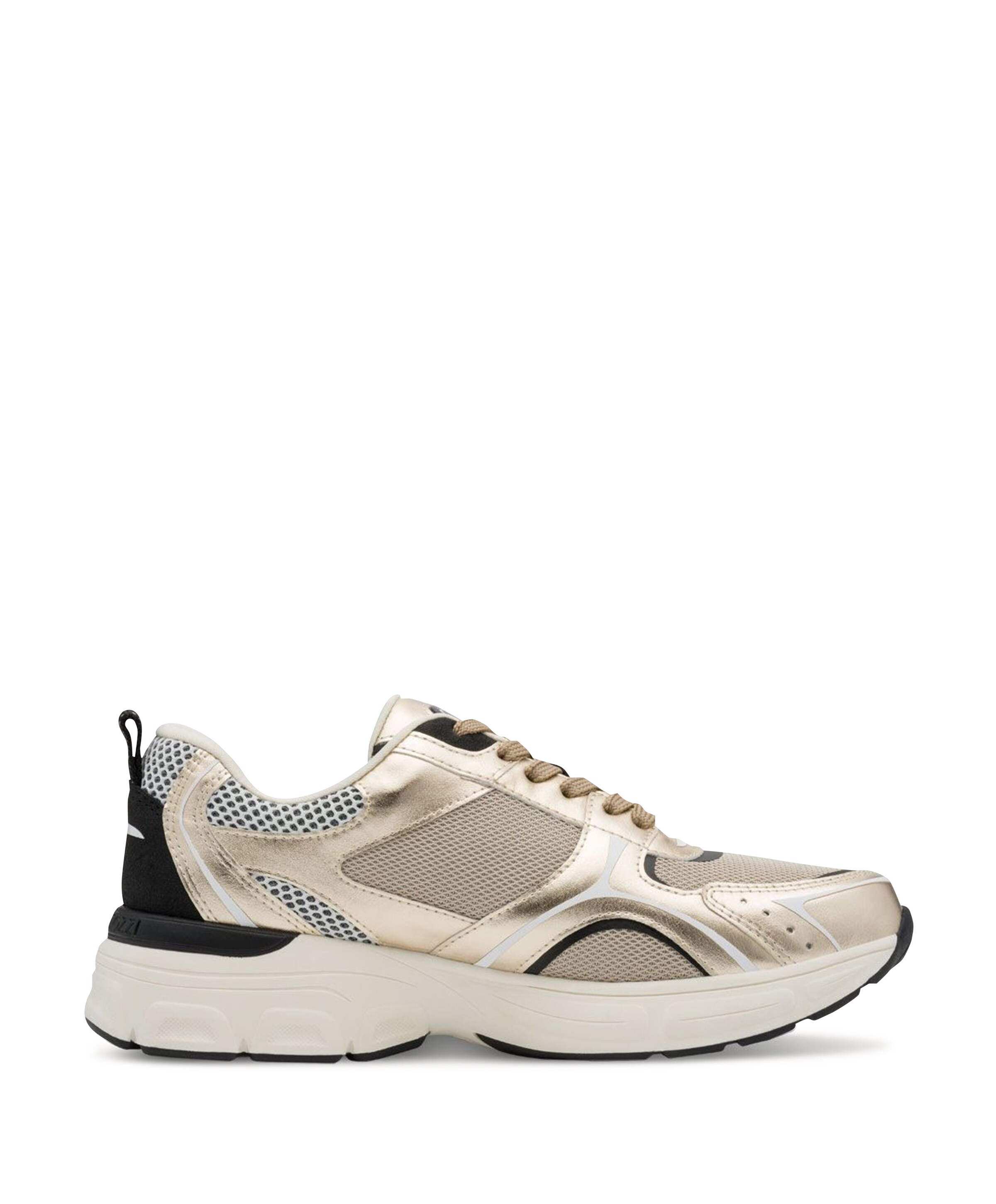 Women Lace-up dames sneakers goud