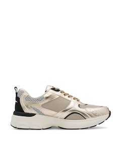 Women Lace-up dames sneakers goud
