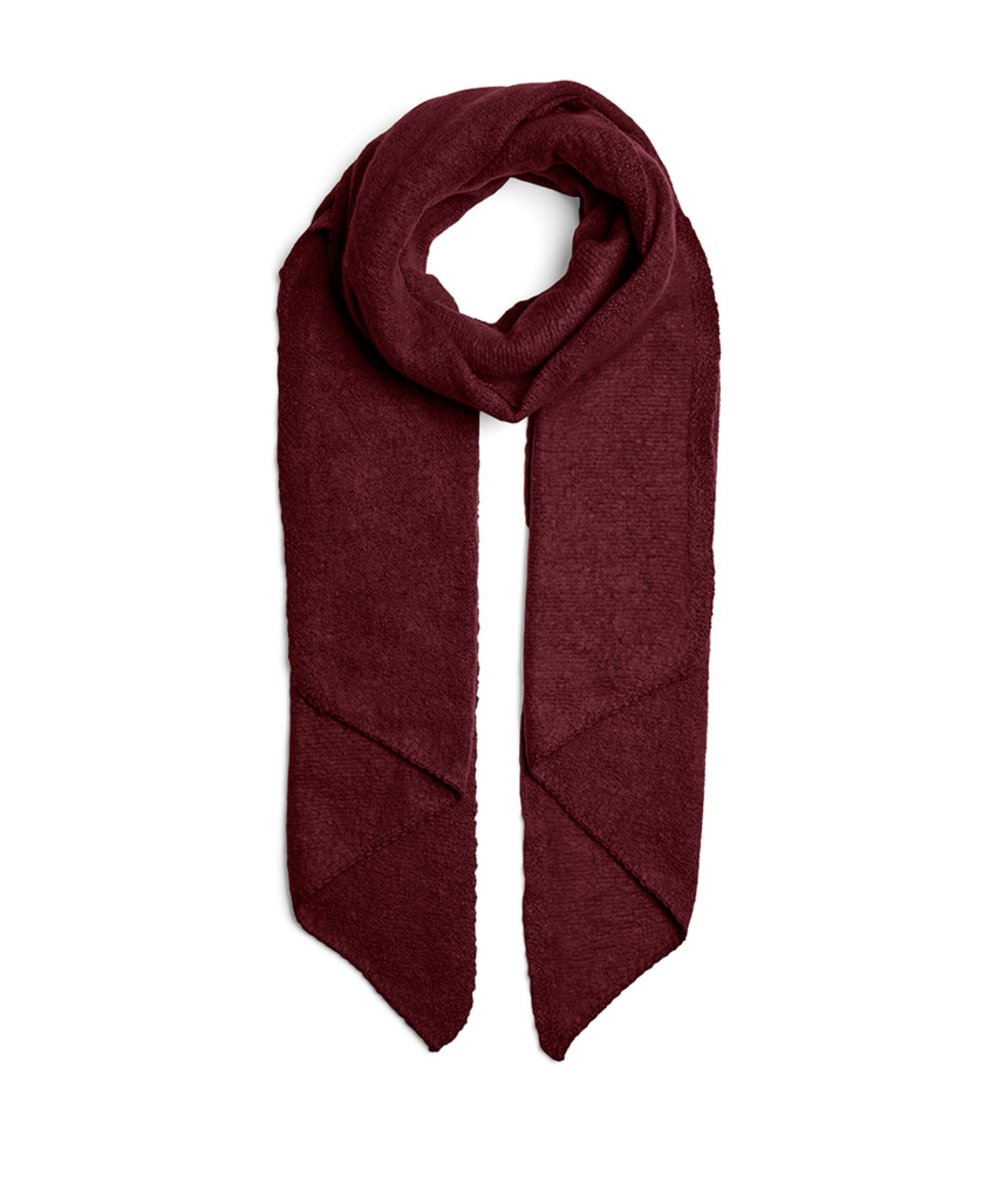 Dames sjaal bordeaux