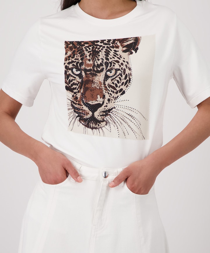 Dames T-shirt ecru