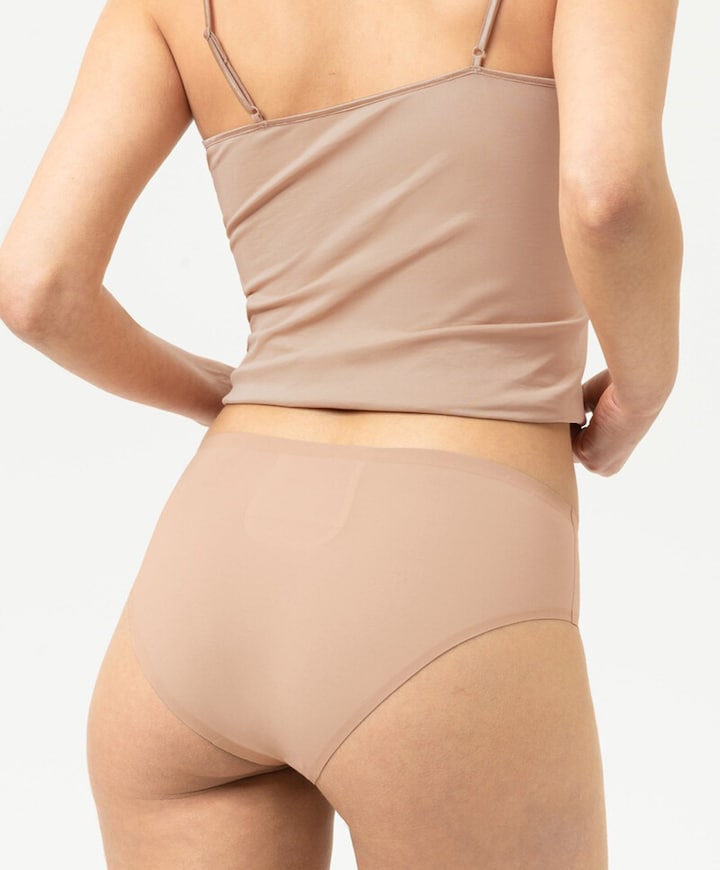 Dames string beige