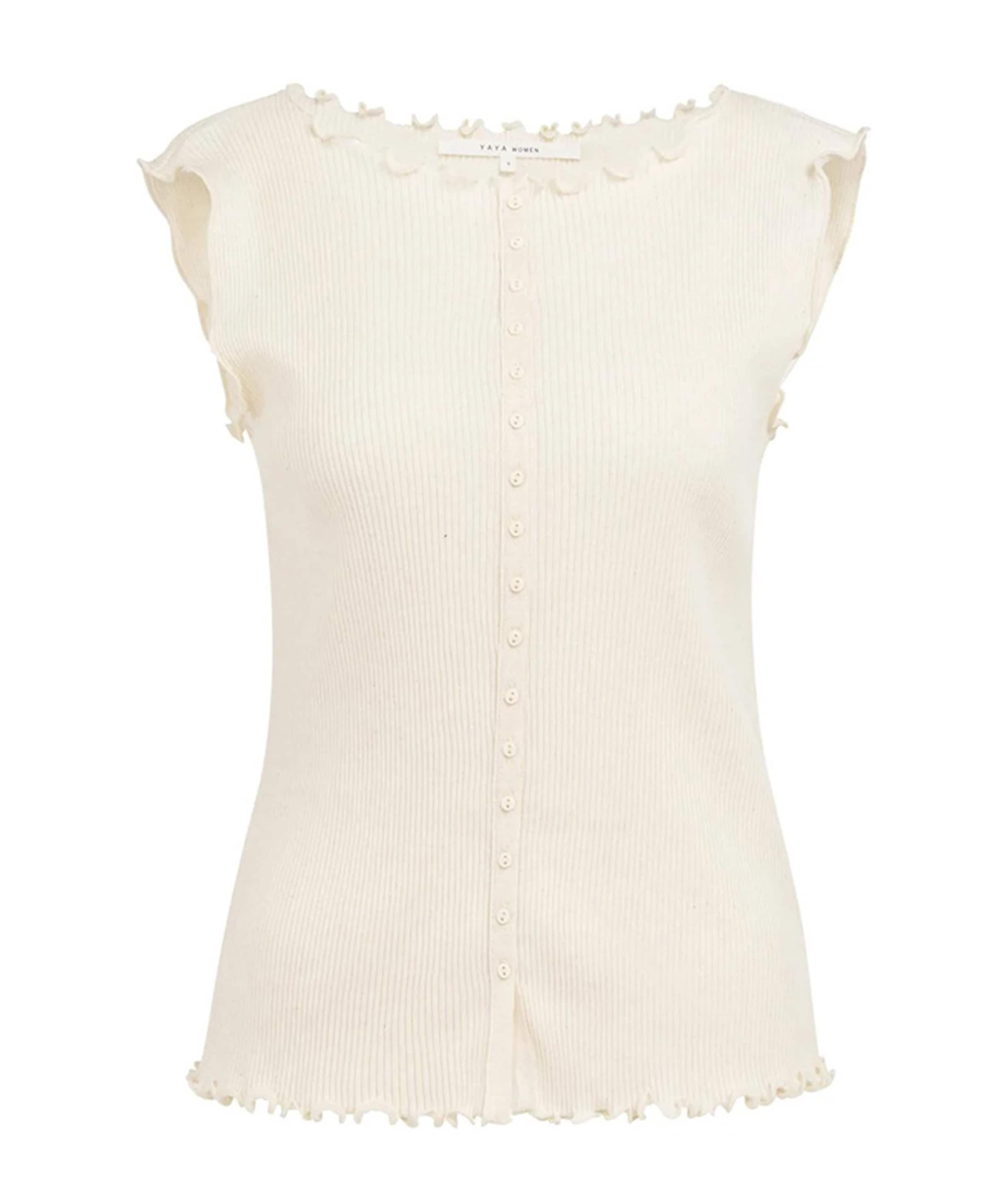 Dames top beige