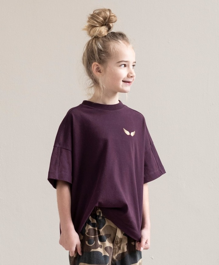 Meisjes T-shirt bordeaux