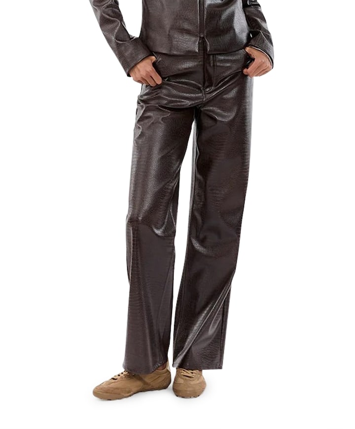 Sixstenmd dames broek bruin