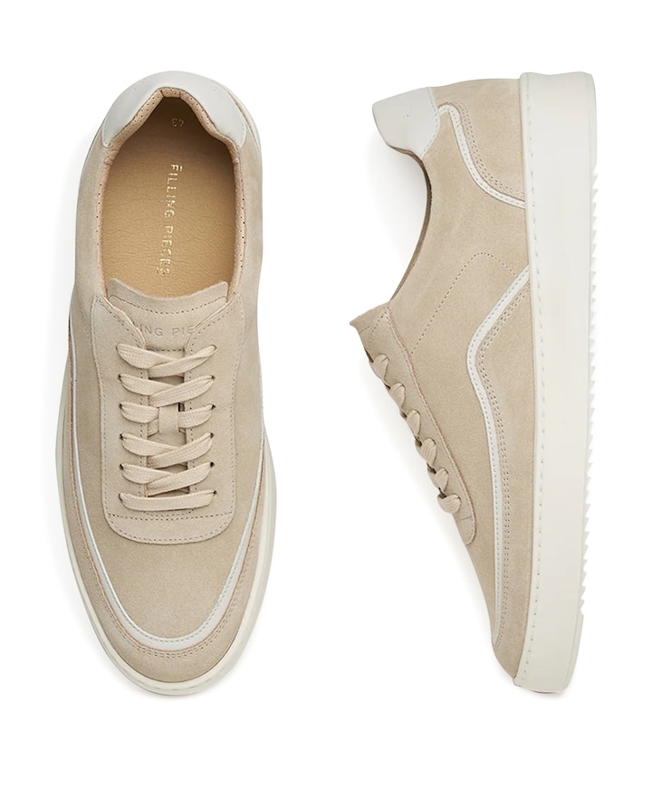 Mondo Stack Suede heren sneakers beige