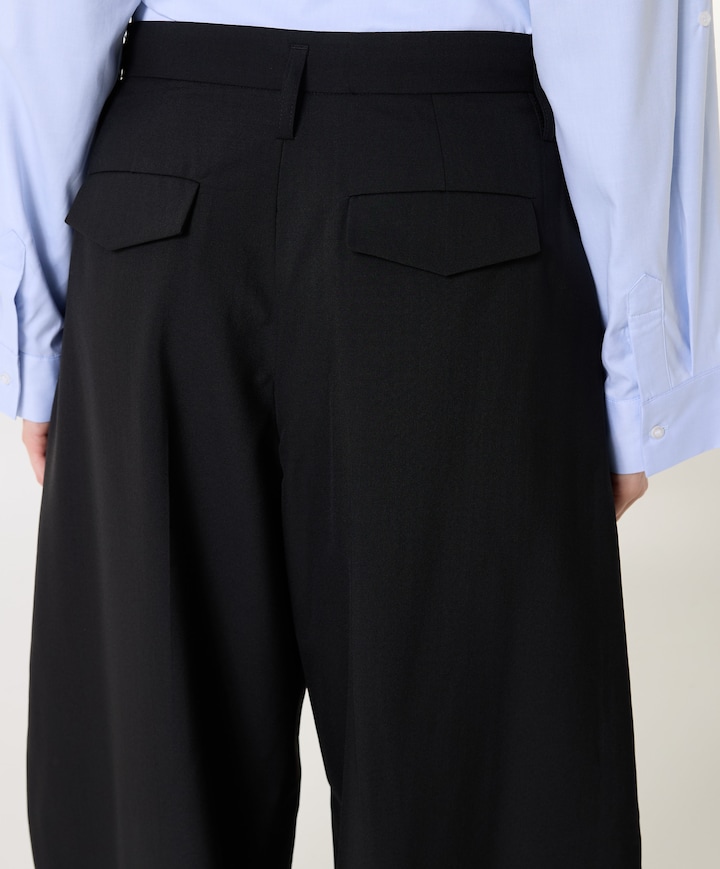 Dante Mid waist dames broek zwart