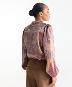 Dames blouse brique