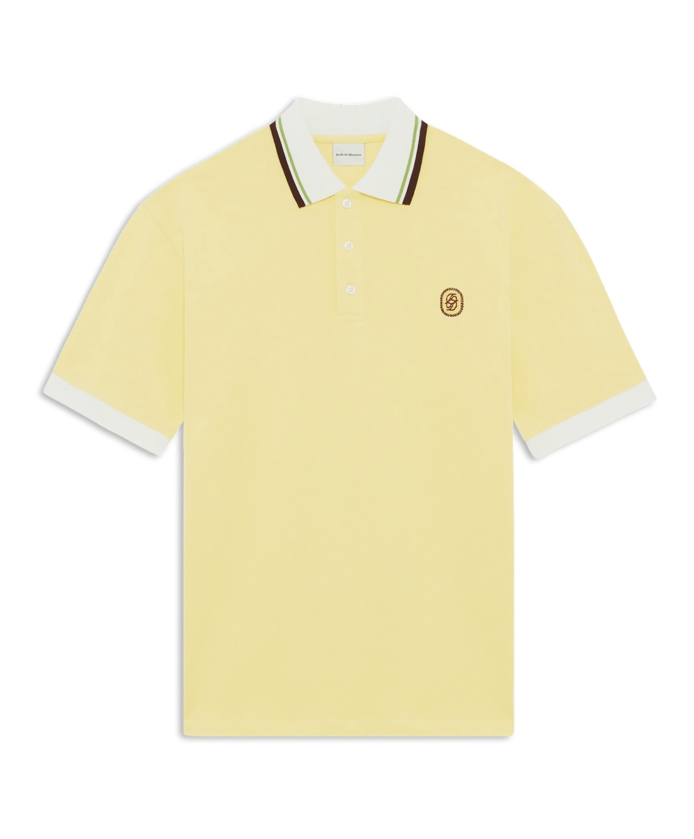 Heren polo geel