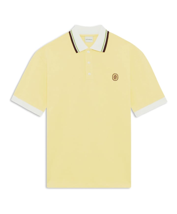 Heren polo geel