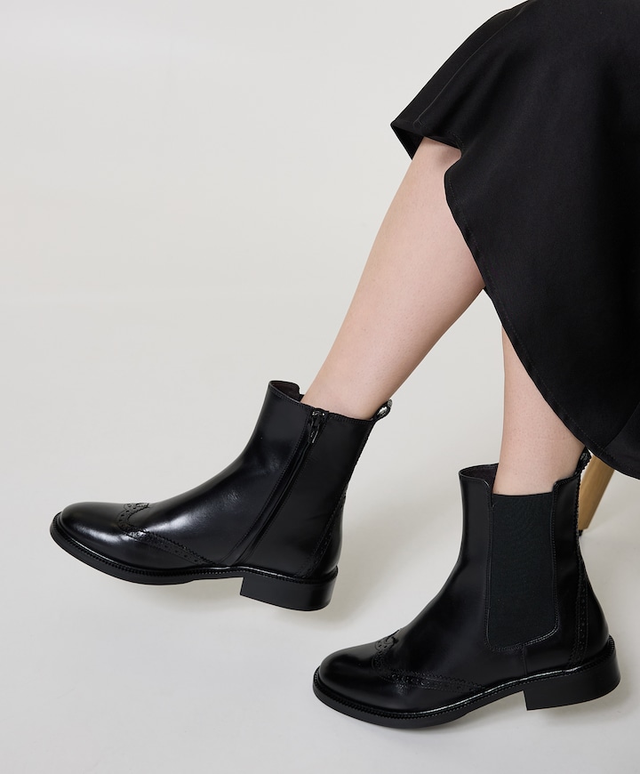 Boots dames enkellaarzen zwart