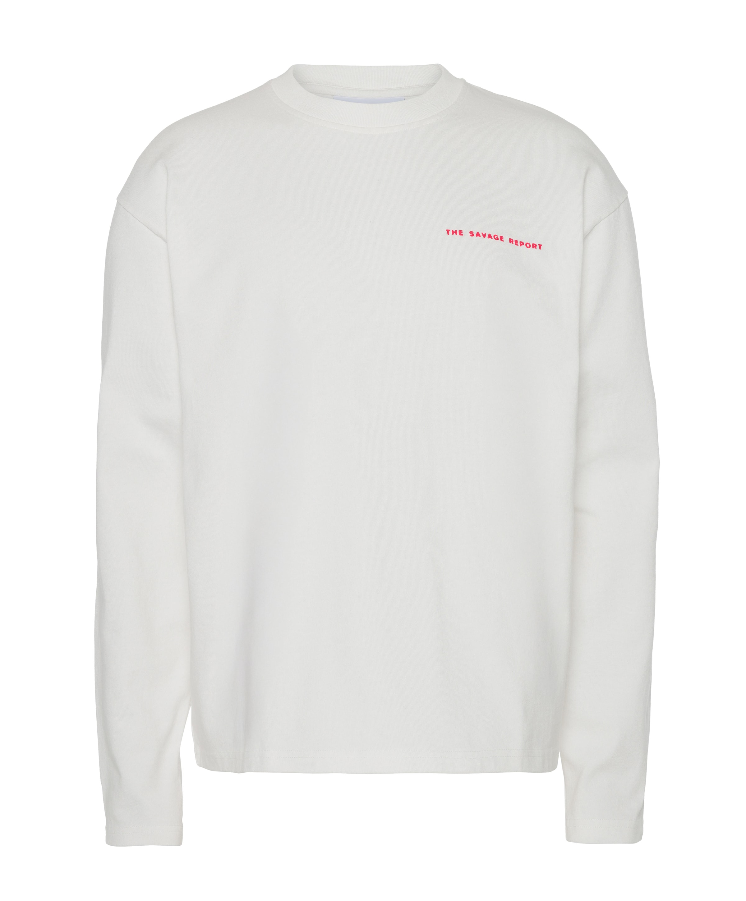 Heren longsleeve ecru