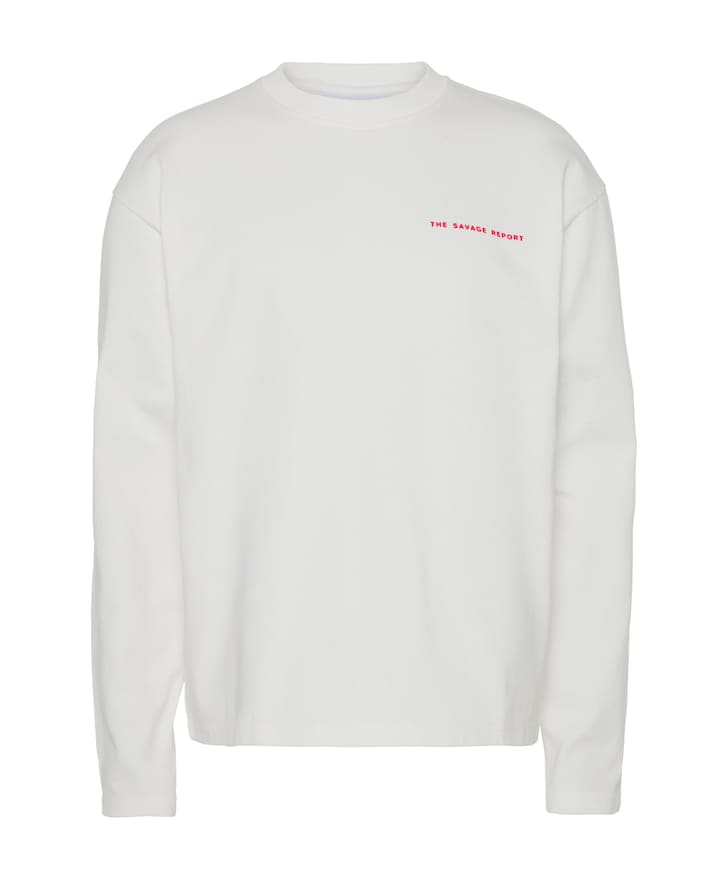 Heren longsleeve ecru